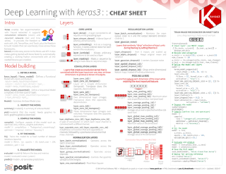 Deep Learning with Keras