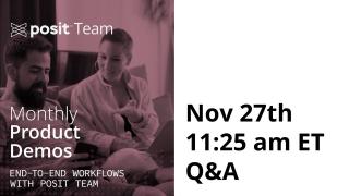 Workflow Demo Live Q&A - November 27th!